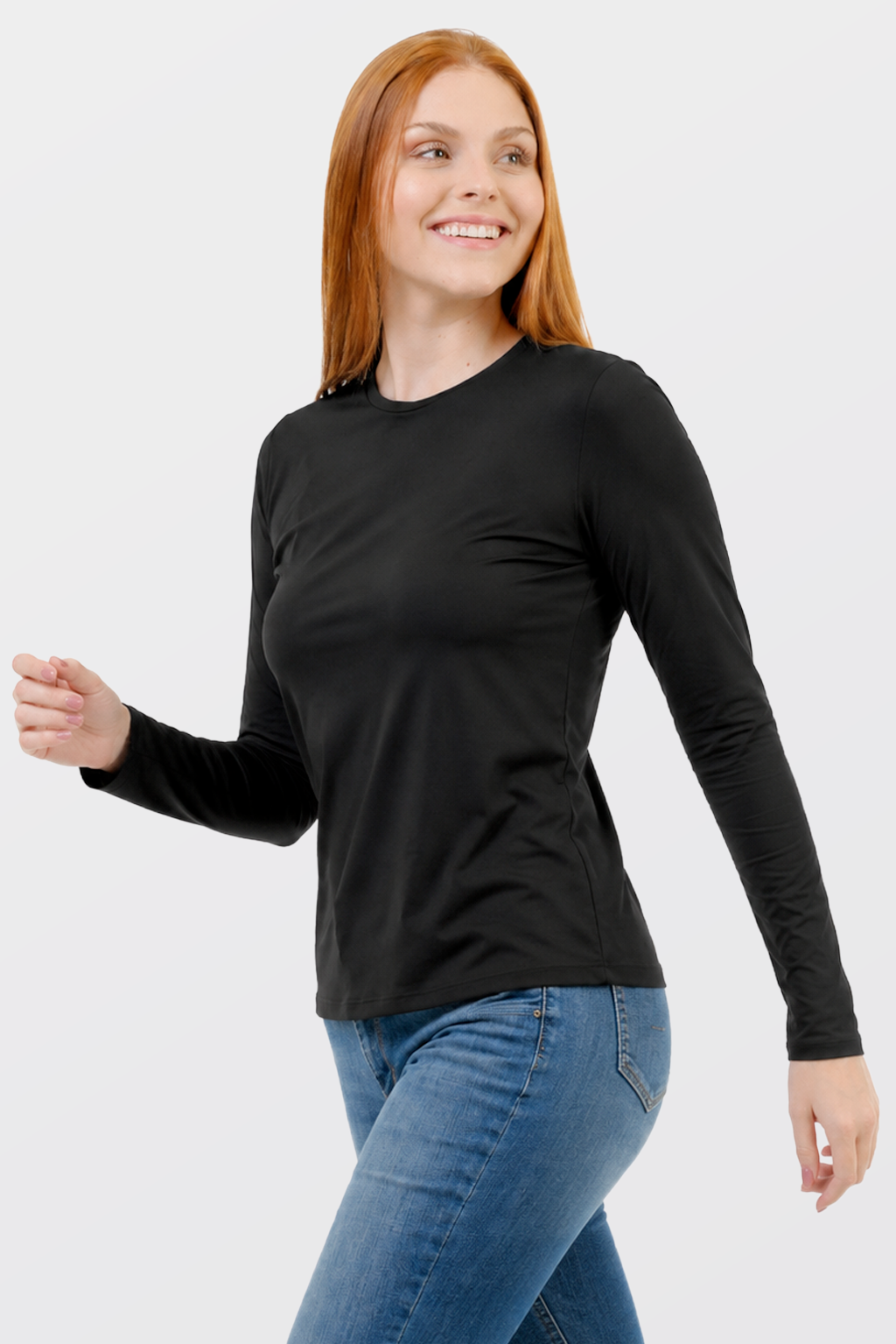 Camiseta Feminina Runner Básica Manga Longa