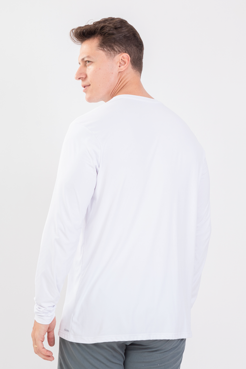 Camiseta Masculina Runner Básica Manga Longa