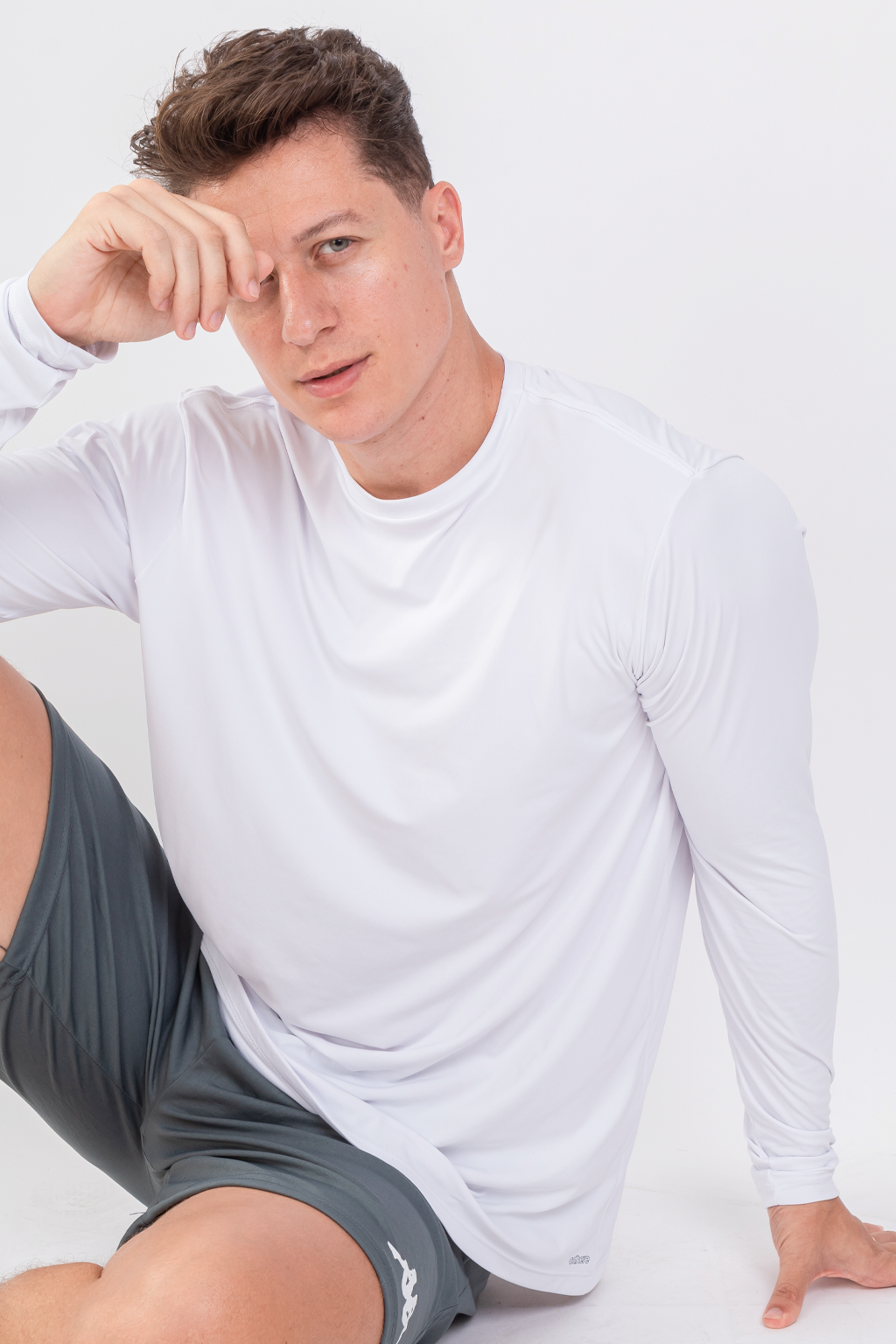 Camiseta Masculina Runner Básica Manga Longa